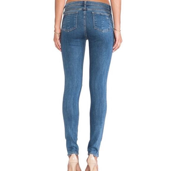 Women's Rag & Bone Skinny Jeans mid rise Capistrano Distressed 26 - Picture 2 of 7